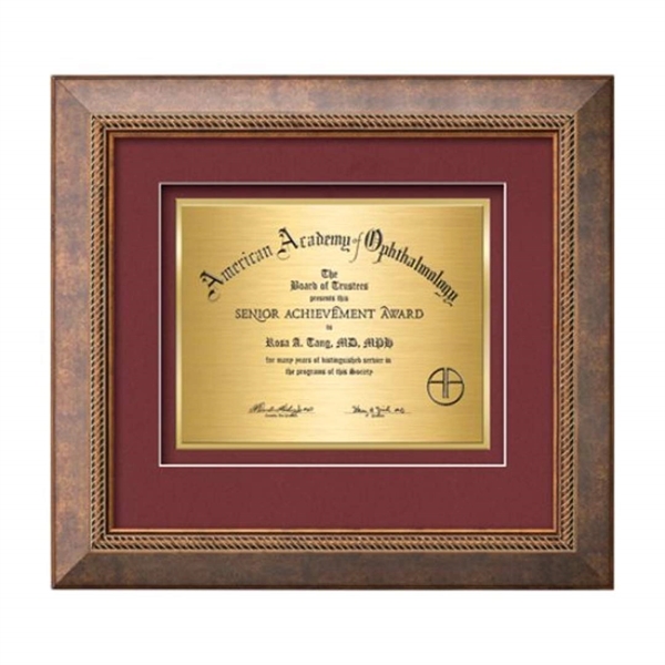 Lazio Certificate TexEtch - Bronze/Copper