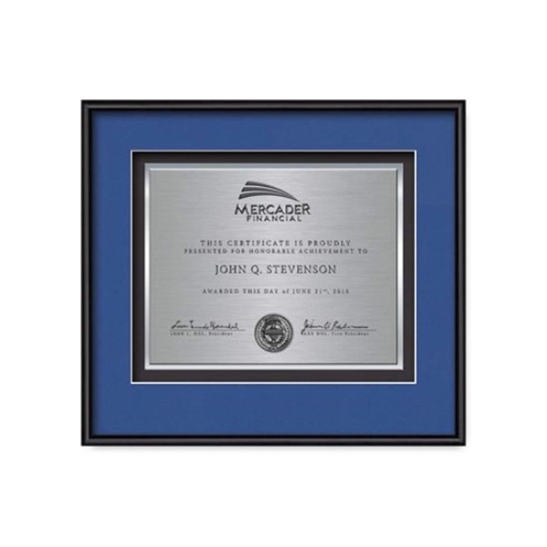 Fenestra Certificate TexEtch - Black
