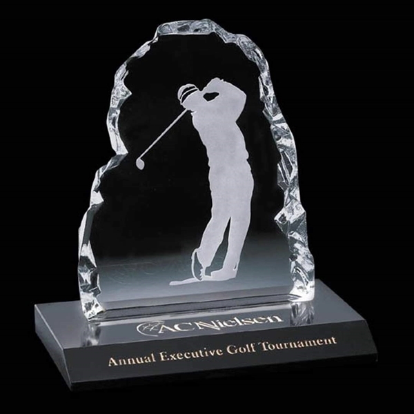 Golfer Iceberg Award on Marble -Male - Golfer Iceberg Award on Marble -Male - Image 1 of 1