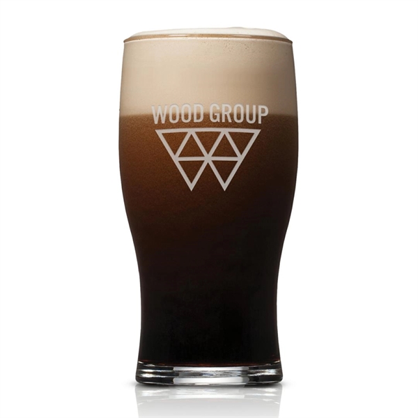 Elmhurst Beer Glass - Deep Etch - Elmhurst Beer Glass - Deep Etch - Image 0 of 1