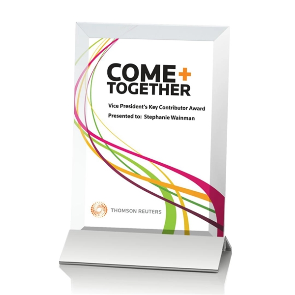 Rainsworth VividPrint™ Award - Silver/Vertical - Rainsworth VividPrint™ Award - Silver/Vertical - Image 7 of 8