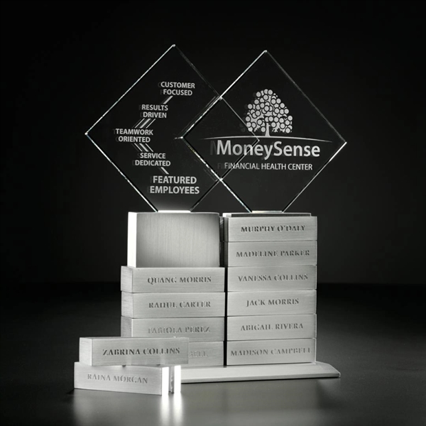 Diamond Tower Award w/12 Bars - Diamond Tower Award w/12 Bars - Image 0 of 0