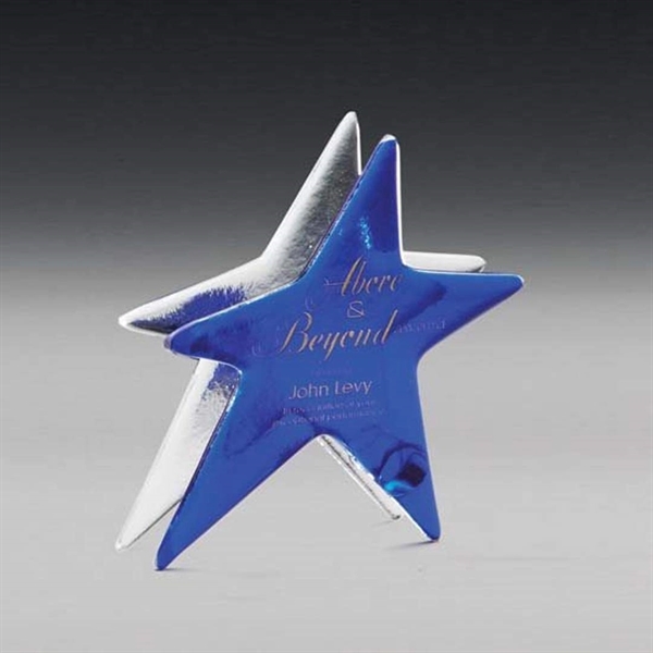Sapphire Art Glass Award - Sapphire Art Glass Award - Image 1 of 2