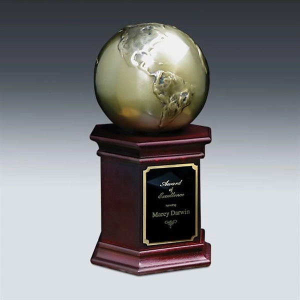 Custom Cast Globe Award