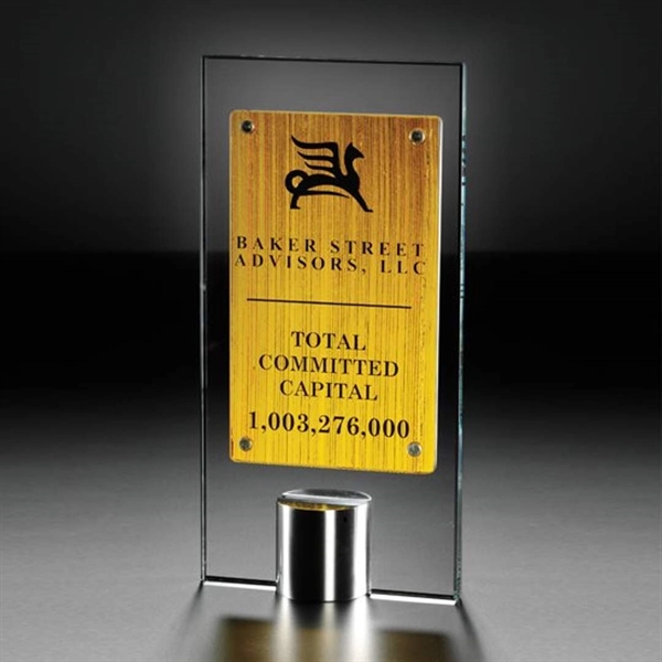 Custom Mondrian Amber Award