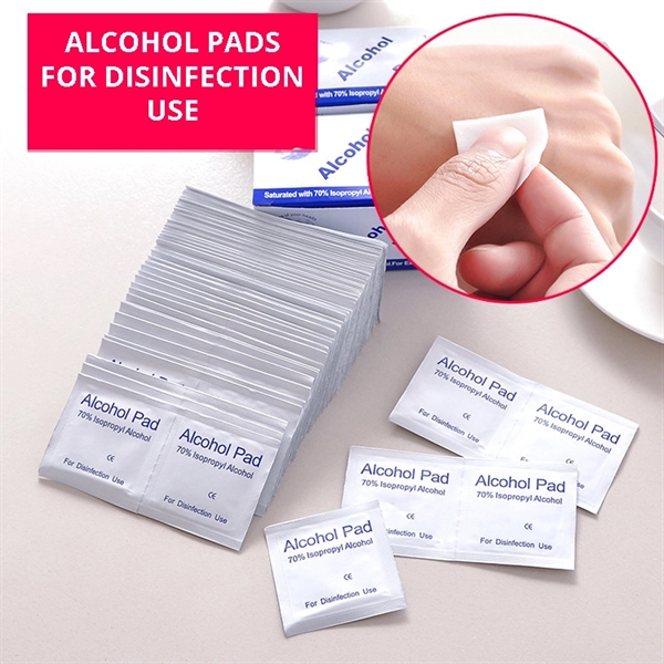 PPE Kit 2 Surgical masks, 2 Alcohol Pads, Pair of Gloves - PPE Kit 2 Surgical masks, 2 Alcohol Pads, Pair of Gloves - Image 2 of 7