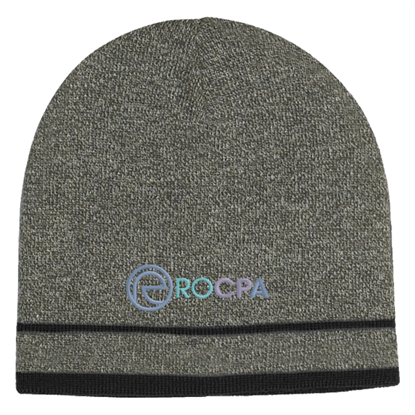 Knit Beanie With Double Stripe - Knit Beanie With Double Stripe - Image 2 of 10