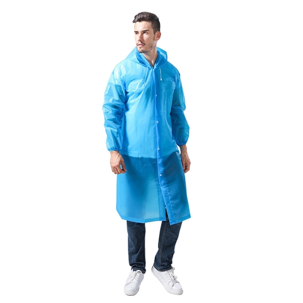 Unisex Solid EVA Raincoat For Adults - Unisex Solid EVA Raincoat For Adults - Image 1 of 3