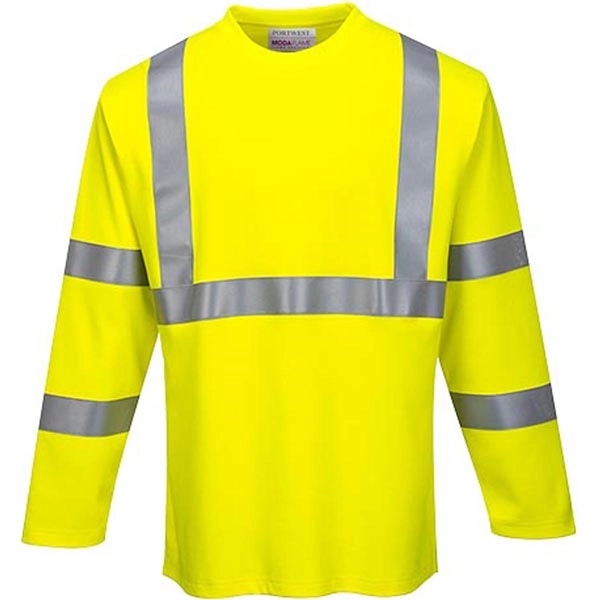 FR Hi-Vis Long Sleeve T-Shirt - FR Hi-Vis Long Sleeve T-Shirt - Image 0 of 0