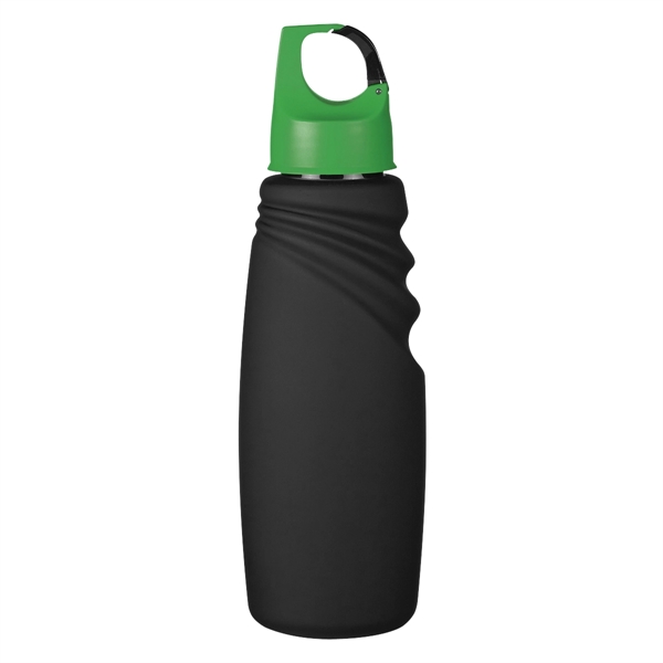 24 Oz. Matte Finish Crest Carabiner Sports Bottle - 24 Oz. Matte Finish Crest Carabiner Sports Bottle - Image 3 of 11