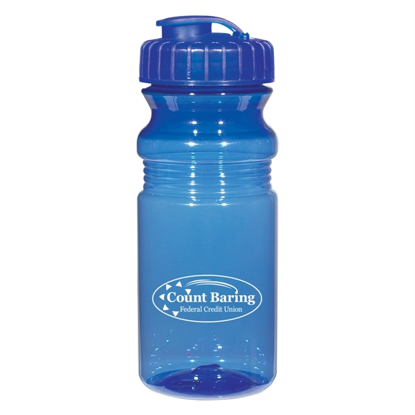 20 Oz. Poly-Clear™ Fitness Bottle With Super Sipper Lid - 20 Oz. Poly-Clear™ Fitness Bottle With Super Sipper Lid - Image 2 of 15