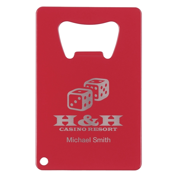 Credit Card Shaped Bottle Opener - Credit Card Shaped Bottle Opener - Image 13 of 25