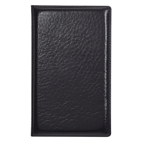 Custom Leather Look Padfolio With Sticky Notes & Flags