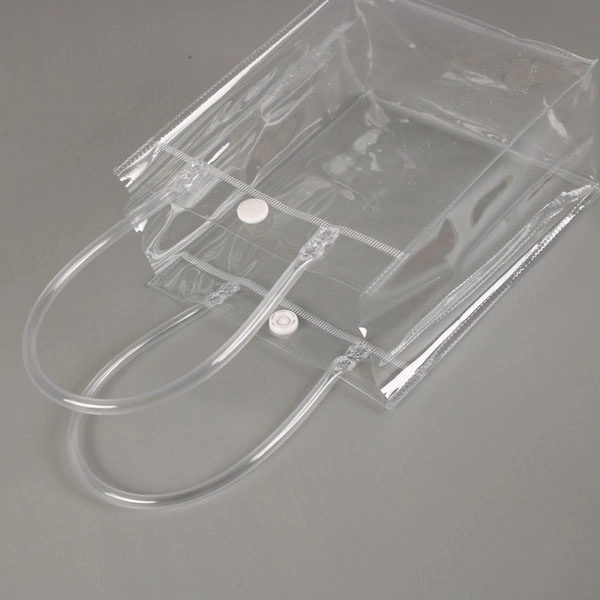 PVC Plastic Bags with Handles - PVC Plastic Bags with Handles - Image 1 of 7