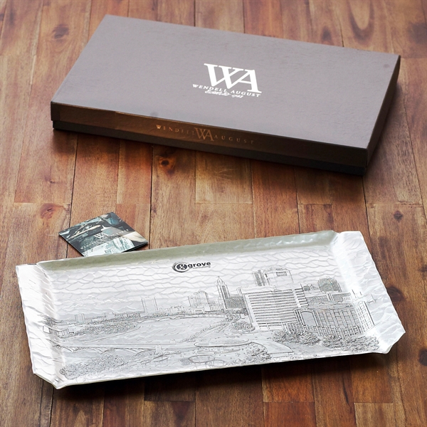 Lincoln Metal Hostess and Display Tray - Lincoln Metal Hostess and Display Tray - Image 4 of 7