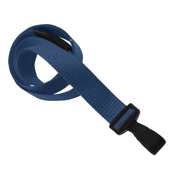 5/8" Anti-Microbial Lanyard w/ Breakaway & Wide Plastic Hook - 5/8" Anti-Microbial Lanyard w/ Breakaway & Wide Plastic Hook - Image 3 of 6