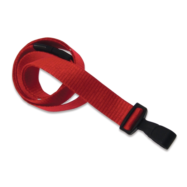 5/8" Anti-Microbial Lanyard w/ Breakaway & Wide Plastic Hook - 5/8" Anti-Microbial Lanyard w/ Breakaway & Wide Plastic Hook - Image 1 of 6