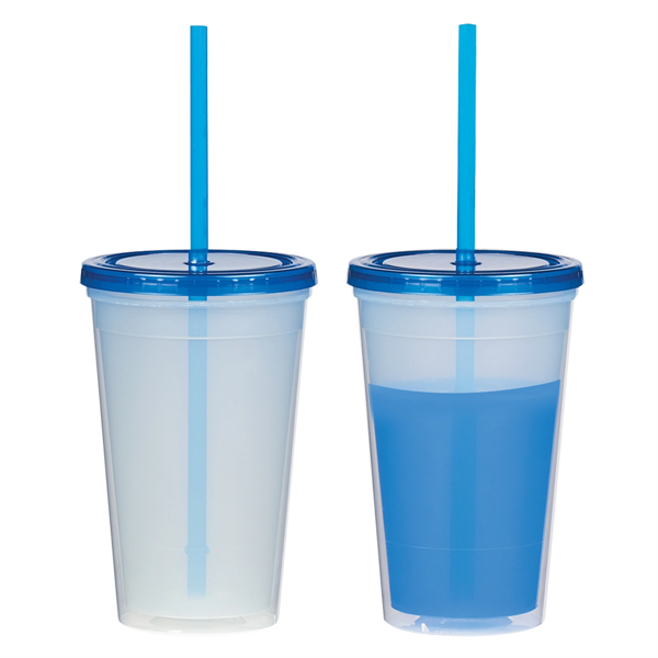 16 Oz. Econo Color Changing Tumbler - 16 Oz. Econo Color Changing Tumbler - Image 2 of 6