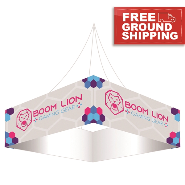 10'w x 42"h Hanging Banner Square & Bag ONE CHOICE® - 10'w x 42"h Hanging Banner Square & Bag ONE CHOICE® - Image 0 of 0