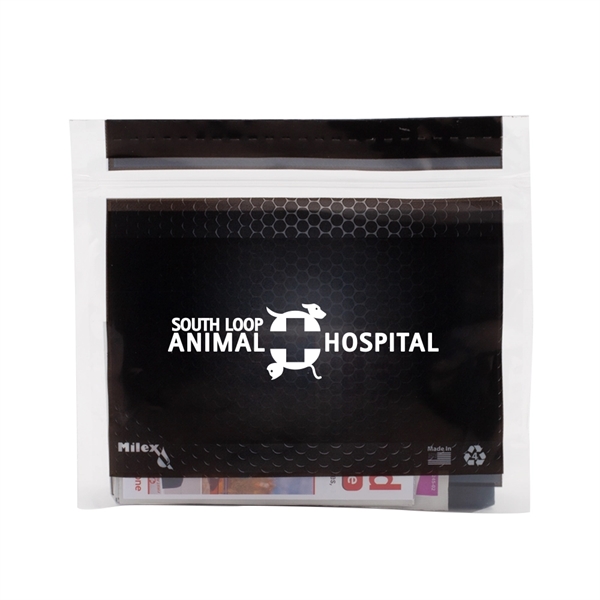 Custom Pet Safety & First Aid Kit in a Resealable Plastic Bag