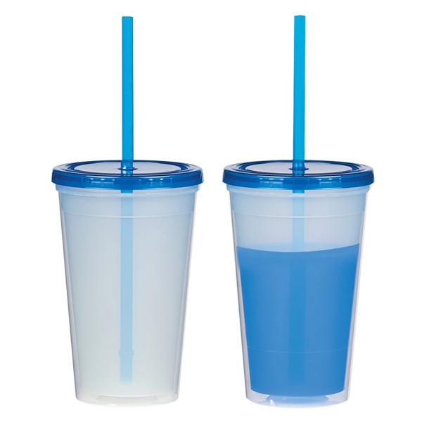 Custom 16 Oz. Econo Color Changing Tumbler