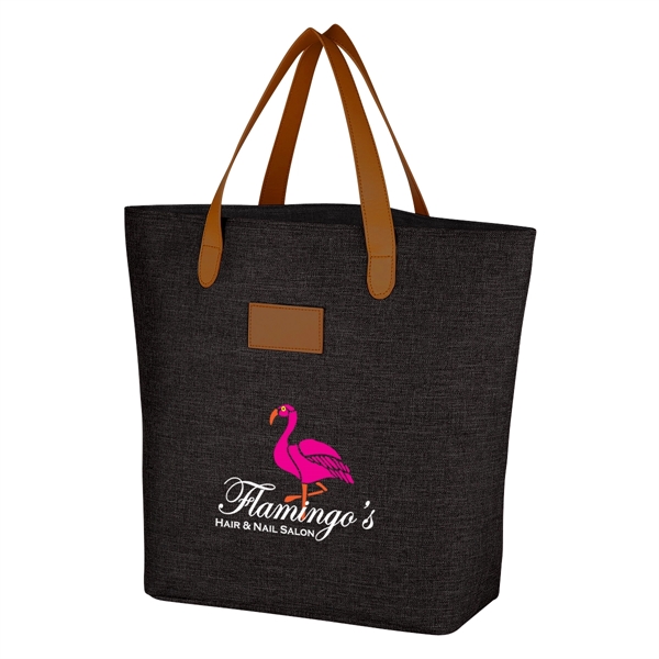 Custom Heathered Tote Bag