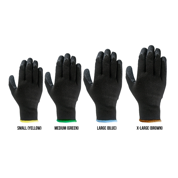 Black Palm Dipped Gloves - Black Palm Dipped Gloves - Image 1 of 2