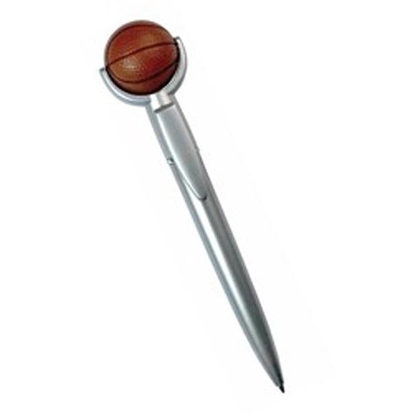 Custom Basketball Stress Ball Pen