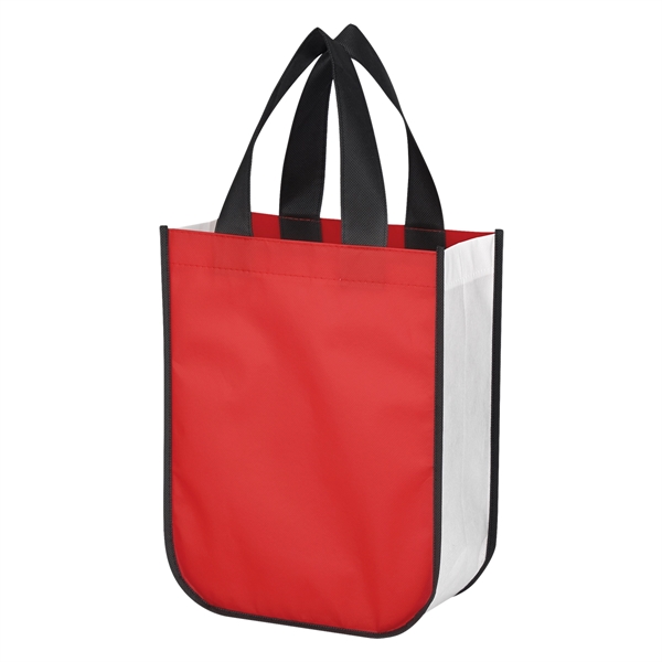 Shiny Non-Woven Shopper Tote Bag - Shiny Non-Woven Shopper Tote Bag - Image 7 of 23