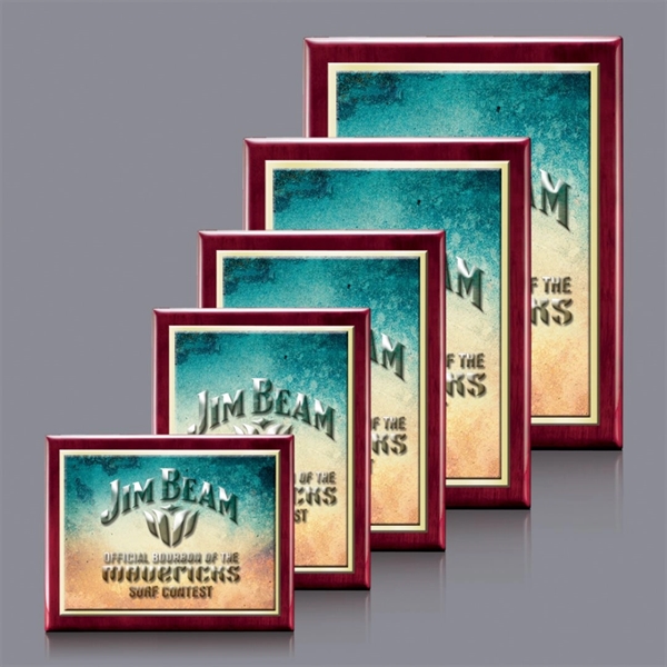 Oakleigh VividPrint™ 3D Plaque - Rosewood/White