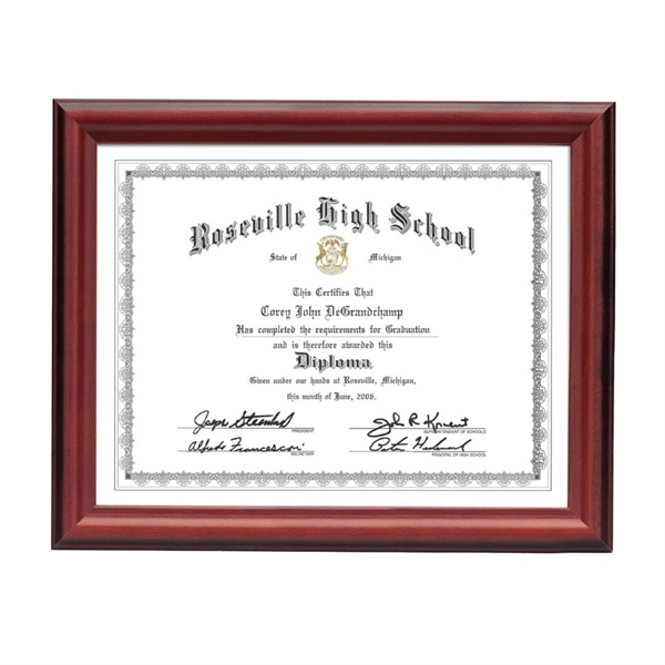 Custom Bedworth Certificate Frame