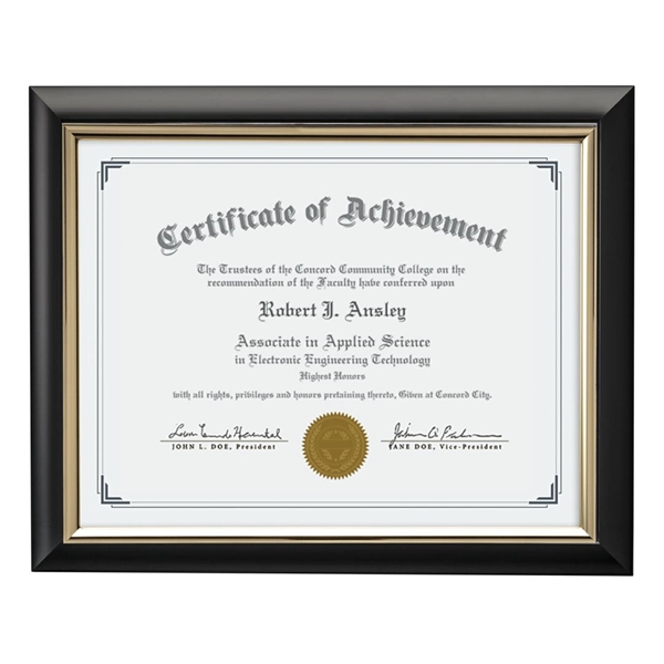 Custom Trent Certificate  Frame