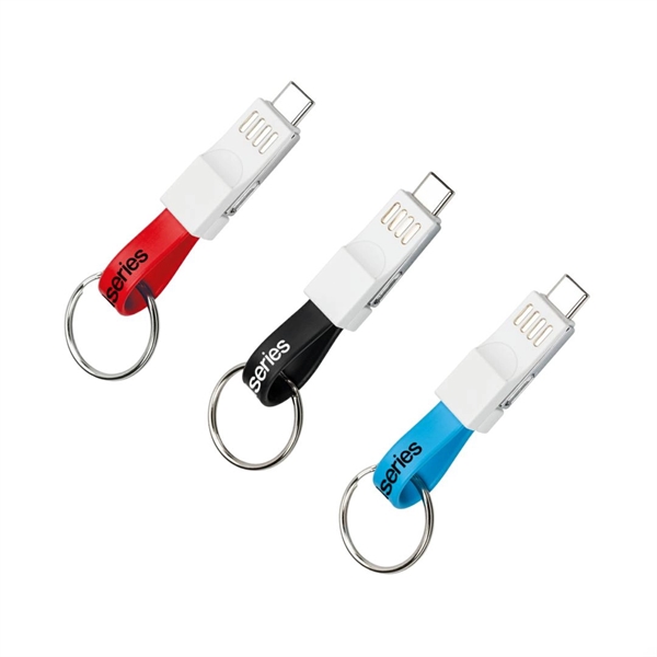 Wizard 3-in-1 Cable/Keyring - Wizard 3-in-1 Cable/Keyring - Image 0 of 6