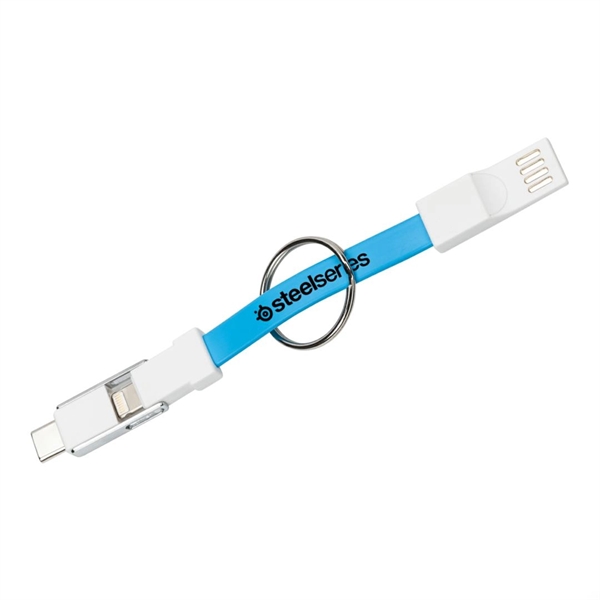 Wizard 3-in-1 Cable/Keyring - Wizard 3-in-1 Cable/Keyring - Image 2 of 6
