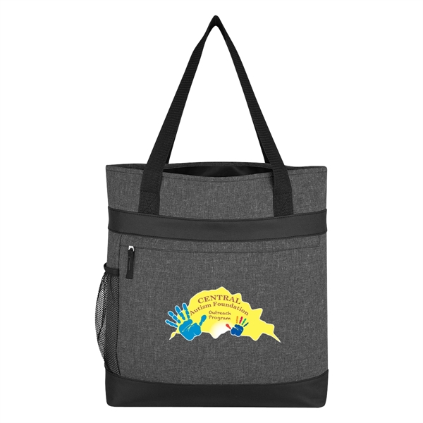 Custom Hidden Zipper Outing Tote Bag