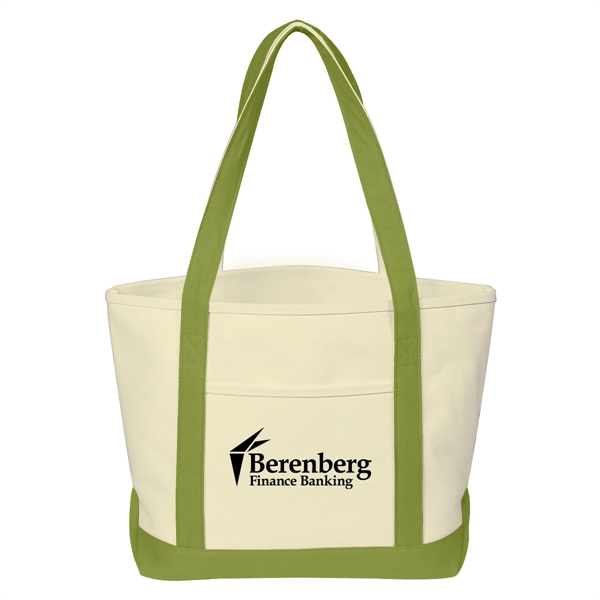 Medium Starboard Cotton Canvas Tote Bag - Medium Starboard Cotton Canvas Tote Bag - Image 13 of 36