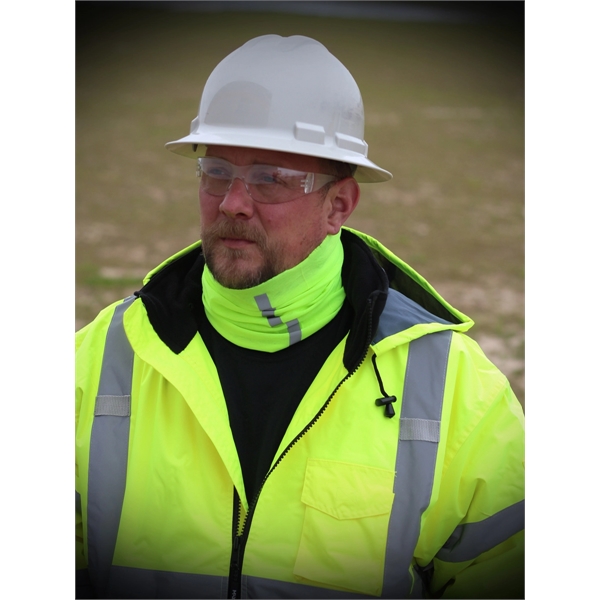 12-in-1 Face Mask/Neck Gaiter with Reflective Stripe - 12-in-1 Face Mask/Neck Gaiter with Reflective Stripe - Image 1 of 3