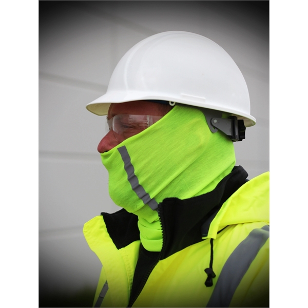 12-in-1 Face Mask/Neck Gaiter with Reflective Stripe - 12-in-1 Face Mask/Neck Gaiter with Reflective Stripe - Image 2 of 3