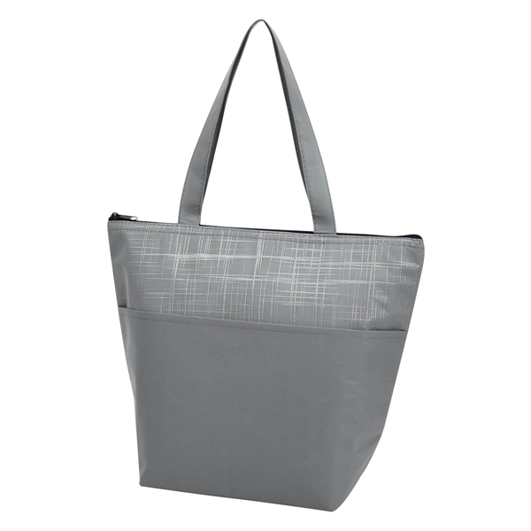 Crosshatch Non-Woven Cooler Bag - Crosshatch Non-Woven Cooler Bag - Image 9 of 13