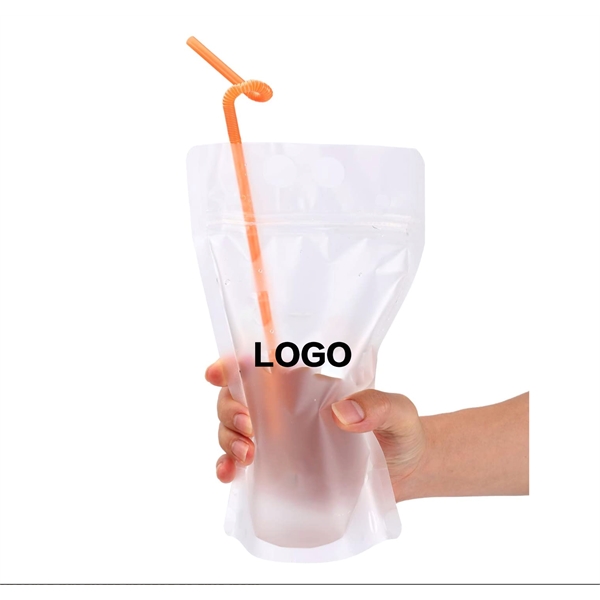 Clear Drink Pouches Bag - Clear Drink Pouches Bag - Image 1 of 1