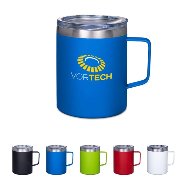 12 oz. Vacuum Insulated Coffee Mug with Handle - 12 oz. Vacuum Insulated Coffee Mug with Handle - Image 0 of 5