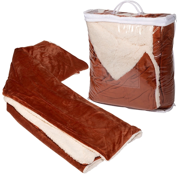 Micro Mink Sherpa Blanket - Micro Mink Sherpa Blanket - Image 8 of 10