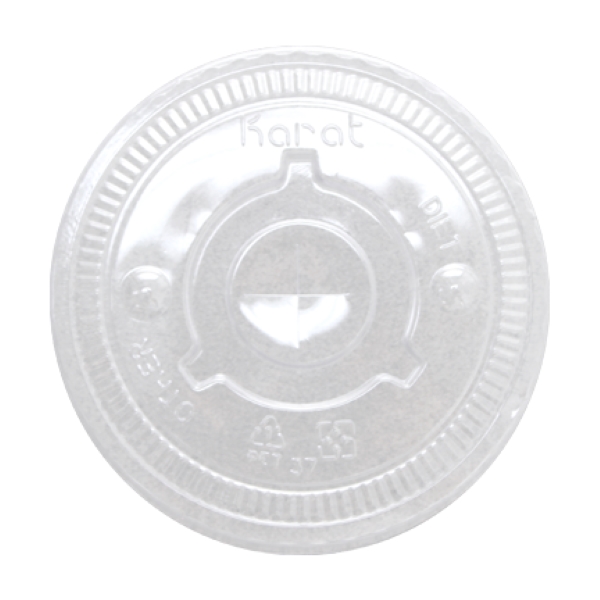 12-22 oz. Clear Flat Lid for Paper Cold Cups - 12-22 oz. Clear Flat Lid for Paper Cold Cups - Image 0 of 0