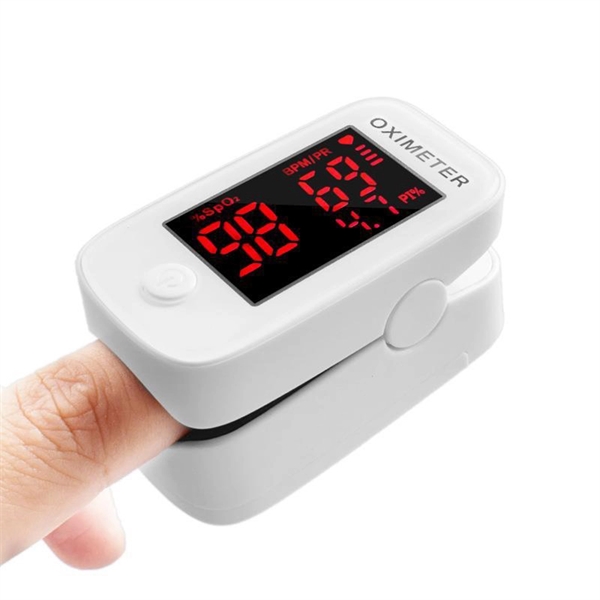 USA Stock Fingertip Pulse Oximeter w/ LED Display - USA Stock Fingertip Pulse Oximeter w/ LED Display - Image 1 of 3