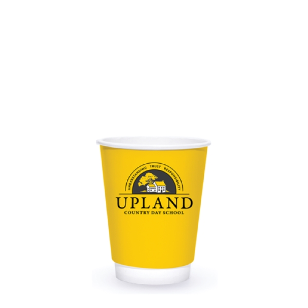 8 oz. Double Wall Insulated White Paper Hot Cup - 8 oz. Double Wall Insulated White Paper Hot Cup - Image 6 of 6