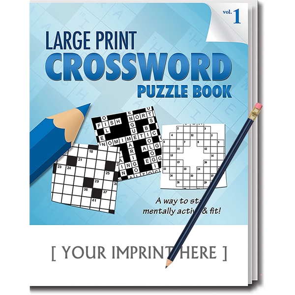PUZZLE PACK, LARGE PRINT Crossword Puzzle-Set - Volume 1