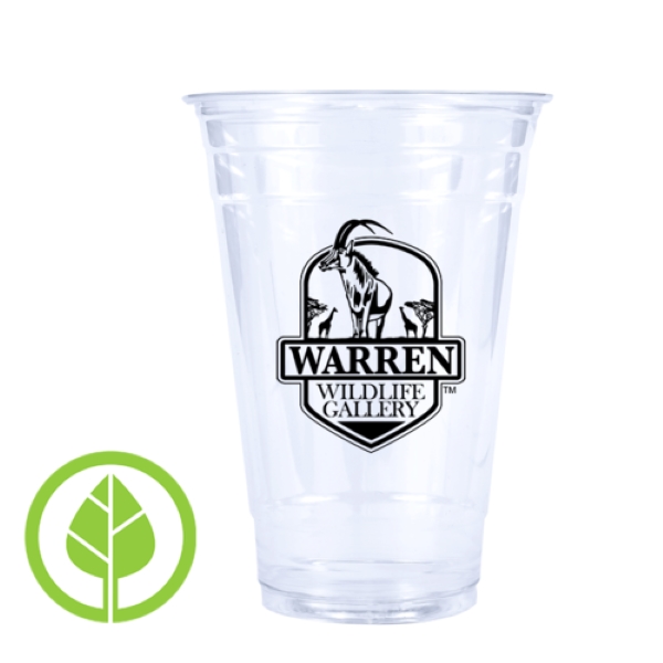 20 oz. Compostable Eco-Friendly PLA Plastic Cup - 20 oz. Compostable Eco-Friendly PLA Plastic Cup - Image 0 of 2