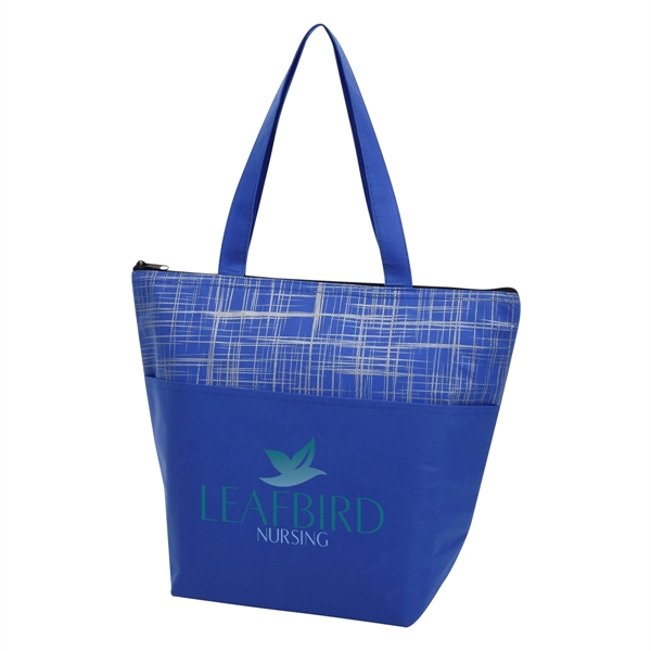 Crosshatch Non-Woven Cooler Bag - Crosshatch Non-Woven Cooler Bag - Image 8 of 13