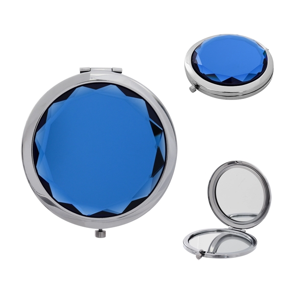 JEWELED COMPACT MIRROR - JEWELED COMPACT MIRROR - Image 1 of 4