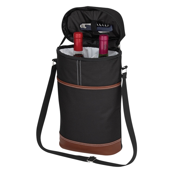 Double Wine Kooler Bag - Double Wine Kooler Bag - Image 10 of 10